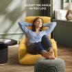 Floor Sofa Recliner Chair Lounge Chaise Couch Armchair Lounger Adjustable Folding Yellow