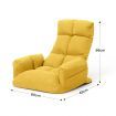 Floor Sofa Recliner Chair Lounge Chaise Couch Armchair Lounger Adjustable Folding Yellow