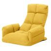 Floor Sofa Recliner Chair Lounge Chaise Couch Armchair Lounger Adjustable Folding Yellow