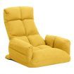 Floor Sofa Recliner Chair Lounge Chaise Couch Armchair Lounger Adjustable Folding Yellow