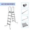 Bestway Above Ground Swimming Pool Ladder Steps Stairs for 1.32m Wall Height Pools
