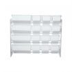 Kids Toy Box Organiser Bookshelf Storage Rack Display Shelf 4 Tier 16 Plastic Bins Drawers Unit White Kidbot