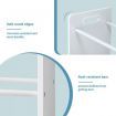 Kids Toy Box Organiser Bookshelf Storage Rack Display Shelf 4 Tier 16 Plastic Bins Drawers Unit White Kidbot
