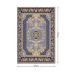 Large Area Floor Rug Mat Non Slip Soft Velvet Carpet Living Room Bedroom European Blue Printing