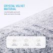 Large Carpet Floor Mat Blue Bedroom Area Rug Living Room Nursery Non Slip Washable Rectangle European Retro Print Velvet
