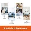 Large Carpet Area Rug Flooring Mat Living Room Bedroom Washable Non Slip Retro Rectangle Orange Print Velvet
