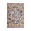 Large Carpet Area Rug Flooring Mat Living Room Bedroom Washable Non Slip Retro Rectangle Orange Print Velvet
