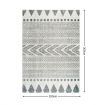 Large Carpet Floor Mat Grey Area Rug Nursery Living Room Bedroom Washable Non Slip Rectangle Stripe Print Velvet