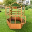 Petscene Bird Cage Aviary XL Size Wooden Cockatiel Budgie Pigeon Parrot Coop