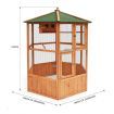 Petscene Bird Cage Aviary XL Size Wooden Cockatiel Budgie Pigeon Parrot Coop