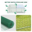 Chicken Coop Run Chook Pen Walk In Shelter Rabbit House Hutch Cat Dog Enclosure Bird Cage Large 300x400x195cm