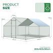Chicken Coop Run Chook Pen Walk In Shelter Rabbit House Hutch Cat Dog Enclosure Bird Cage Large 300x400x195cm