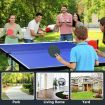 Table Tennis Table Foldable Ping Pong Set Indoor Outdoor Portable Single Player Playback Mode