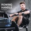 Genki Rower Machine Water Rowing Home Gym Sports Fitness Equipment Foldable LCD Monitor Training