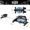 Genki Rower Machine Water Rowing Home Gym Sports Fitness Equipment Foldable LCD Monitor Training