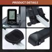 Genki Rower Machine Water Rowing Home Gym Sports Fitness Equipment Foldable LCD Monitor Training