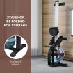 Genki Rower Machine Water Rowing Home Gym Sports Fitness Equipment Foldable LCD Monitor Training