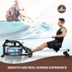 Genki Rower Machine Water Rowing Home Gym Sports Fitness Equipment Foldable LCD Monitor Training