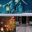 Christmas Cane Lights Strung With Outdoor Christmas Tree Lights