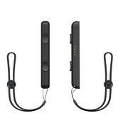Switch Adjustable Replacement Joycon Strap Compatible 2 Pieces Comfort Gaming Accessories Wrist Support Black