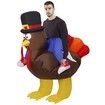Inflatable Turkey Costume Thanksgiving Party Funny Turkey Suits Blow up Costumes 150-190cm