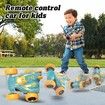 RC Cars 360° Spins Flips 4-Wheel Drive with Lights& Music Kids Stunt Car Toys Kids Gifts Age 3+