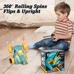RC Cars 360° Spins Flips 4-Wheel Drive with Lights& Music Kids Stunt Car Toys Kids Gifts Age 3+