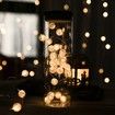 Christmas Lights, 10ft Frosted Globe Lights 30 LED Battery Operated Soft White Globe Decorative Lights for Bedroom