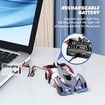Remote Control Wall Climbing Car RC Stunt Car Toys with 360°Rotating Dual Model Toys for Age 6+ Boys Girls Gift (Purple)