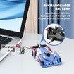 Remote Control Wall Climbing Car RC Stunt Car Toys with 360°Rotating Dual Model Toys for Age 6+ Boys Girls Gift (Blue)