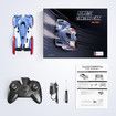 Remote Control Wall Climbing Car RC Stunt Car Toys with 360°Rotating Dual Model Toys for Age 6+ Boys Girls Gift (Blue)