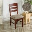 Waterproof Seat Covers for Dining Room Chairs Covers Dining Chair Cover Kitchen Chair Covers (Taupe, 2 Pcs)