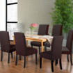 Dining Chair Covers Stretch Chair Covers Parsons Chair Slipcover Chair Covers for Dining Room Set of 2, Chocolate