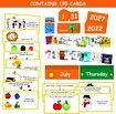 All About Today Circle Time Learning Center Pocket Chart Preschool Weather Calendar Circle Time