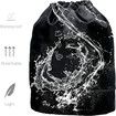 Drawstring Gym Backpack Swim Bag Yogo Bags Waterproof Draw String Sackpack Beach Sport for Girls Boys Camping Hiking