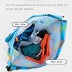 Drawstring Gym Backpack Swim Bag Yogo Bags Waterproof Draw String Sackpack Beach Sport for Girls Boys Swiming (Blue)