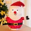 Christmas LED Lighted Santa Claus, Retractable and Collapsible for Indoor Outdoor Christmas Party 50CM (Santa)