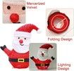 Christmas LED Lighted Santa Claus, Retractable and Collapsible for Indoor Outdoor Christmas Party 50CM (Santa)