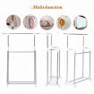 Clothes Airer Rail Drying Rack Width Adjustable Laundry Stand Dryer Hanger Indoor Outdoor Multi Purpose