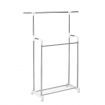 Clothes Airer Rail Drying Rack Width Adjustable Laundry Stand Dryer Hanger Indoor Outdoor Multi Purpose