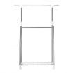 Clothes Airer Rail Drying Rack Width Adjustable Laundry Stand Dryer Hanger Indoor Outdoor Multi Purpose
