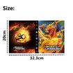 240 Cards Pokemon Album Book Collection Holder Pocket AnimeBinder Folder Gift For Kids 32X20CM