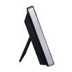 Full-Touch Wireless Meteorological Color Clock Wall Alarm Clock Indoor Outdoor Temperature Humidity Backlight Snooze Function USB Power Color Black