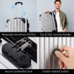 2 Piece Luggage Set Carry On Travel Suitcases Hard Shell Lightweight Traveller Checked Rolling Travelling Trolley Vanity Bag