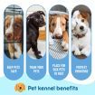 Dog Crate Cat Pet Cage Kennel Bird Rabbit Hutch Enclosure House Puppy Bunny Playpen Metal Toilet Doors Large Blue