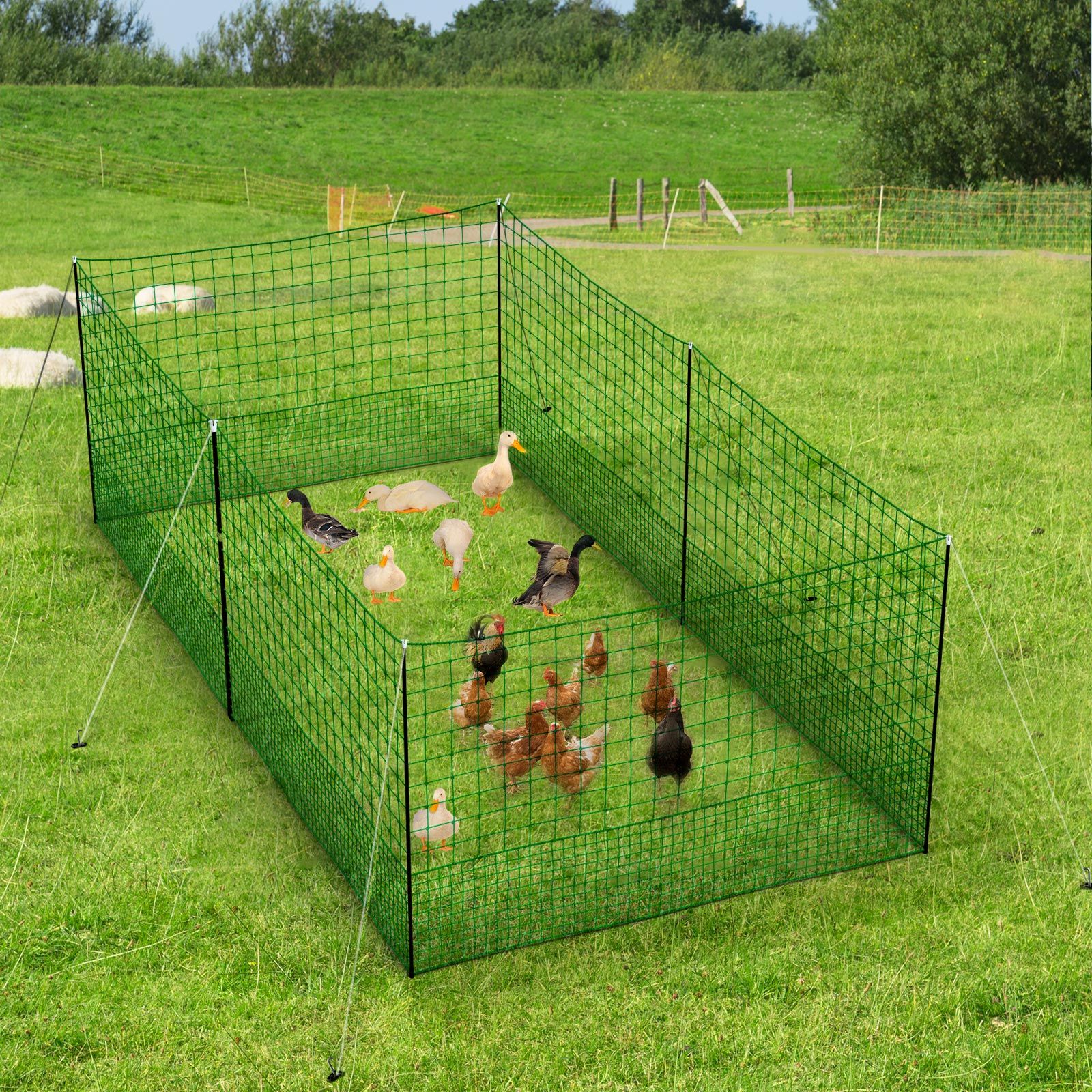 Chicken Run Pen Fence Duck Breeding Farm House Cage Poultry Mesh