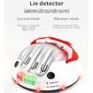 Micro Electric Shocking Lie Detector, Tricky Novelty Game Interesting Polygraph Test Truth Or Dare Game for Party Analyzer Consoles Gifts