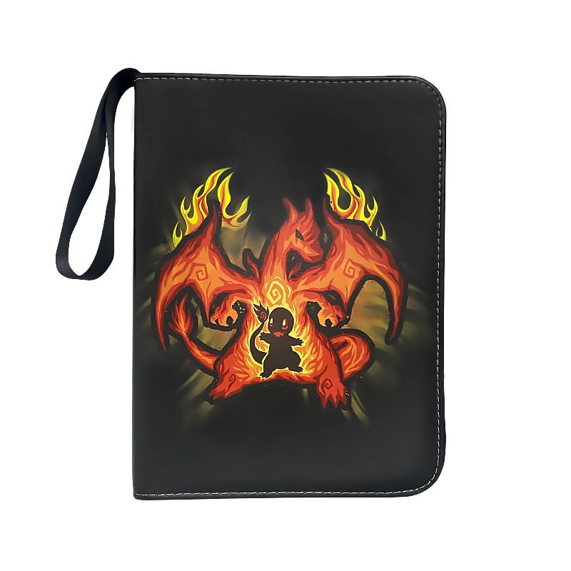 400 Cards Case Binder Pokemon Card TCG Game Cards PU leather Collection Holder Pocket Folder Gift For Kids