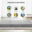 Folding Foam Mattress Trifold Sofa Bed Camping Floor Portable Sleeping Mat Extra Thick Cushion Removable Cover Cot Size