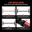 Pullup Bar Chinup Situp Push Up Horizontal Door Shoulder Fitness Chest Abs Workout Back Exercise Indoor Gym 200kg 70 To 100cm Adjustable Locking System